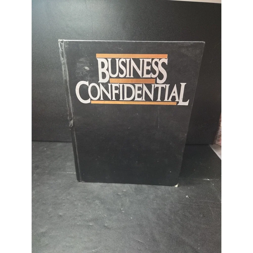 Business Confidential by Boardroom Books, Business Strategy Finance Book, Binder
